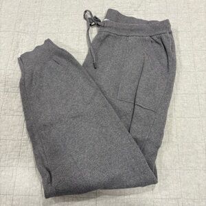 Chico's Zenergy Cotton Cashmere Cozy Jogger Pant Grey Size 2R